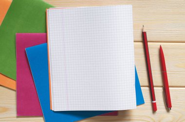 Çeşitli okul not defterleri 