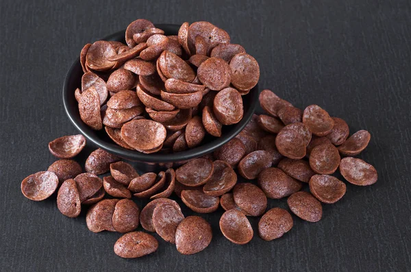 Schokolade Müsli in Schüssel — Stockfoto