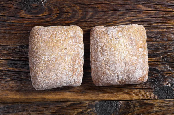 Broden van brood ciabatta — Stockfoto