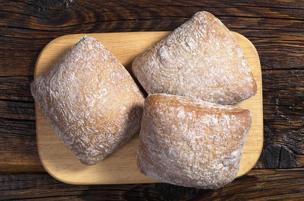 Panes de pan ciabatta — Foto de Stock