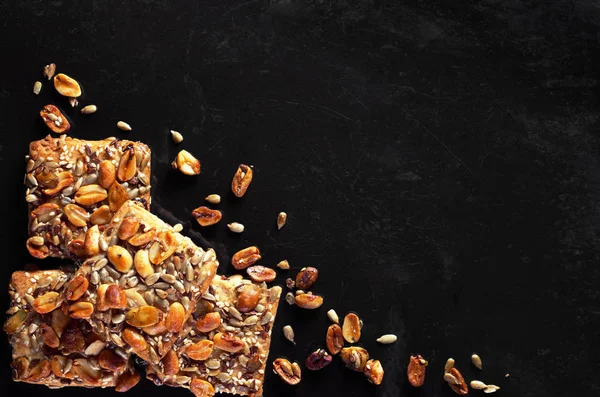 Cookies met noten en zaden — Stockfoto