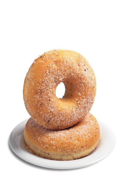 Zwei frische Donuts — Stockfoto