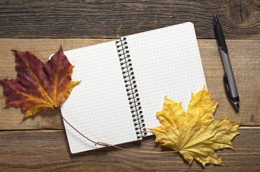 Not defteri ve kalem