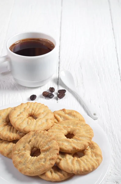 Cookies et café — Photo