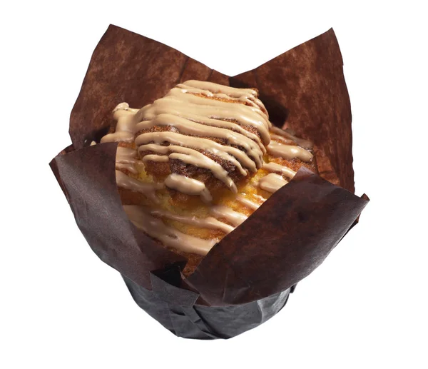 Muffin with chocolate cream — Stock Photo, Image
