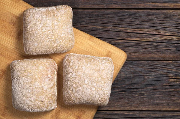 Loaves of ciabatta bread — Stock Photo, Image