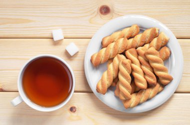 Çay ve kurabiye kurabiye