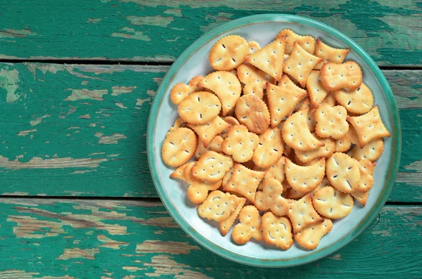 Galletas en plato —  Fotos de Stock