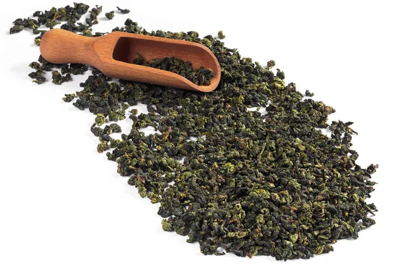 Feuilles de thé vert chinois — Photo