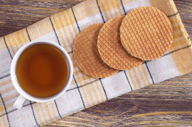 fincan çay ve gözleme