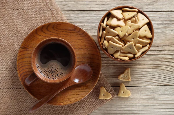 Zuckerfreie Kekse und Kaffee — Stockfoto