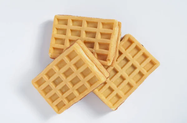 Freshly baked waffles — Stock Photo, Image