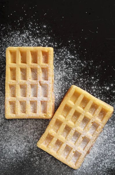 Waffles acabados de fazer — Fotografia de Stock