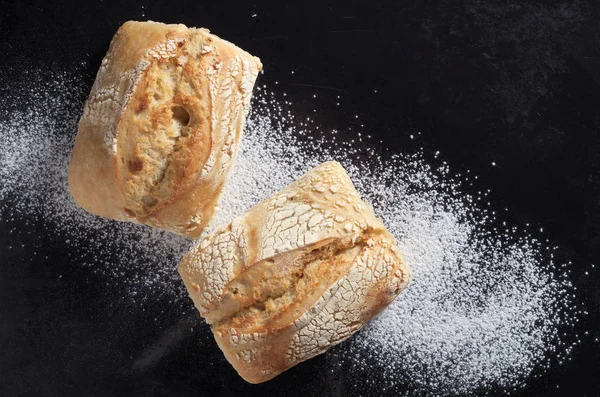 Bochníky chleba ciabatta — Stock fotografie