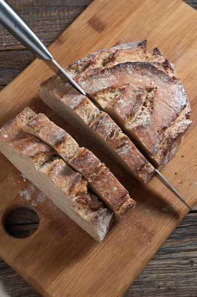 Pane e coltello — Foto Stock
