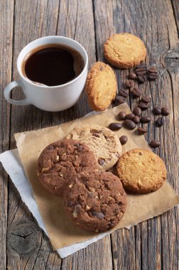 farklı çerezlerin ve kahve