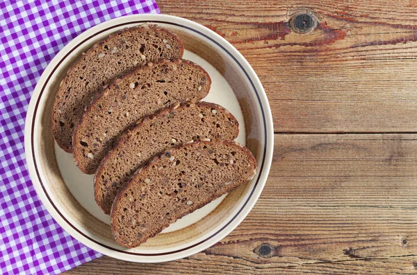 Roti gandum dengan biji — Stok Foto