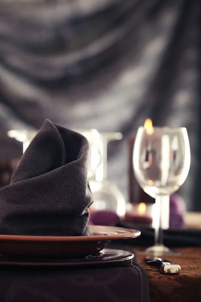 Tafelschikking voor het diner — Stockfoto