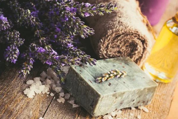 Lavanda Spa impostazione — Foto Stock