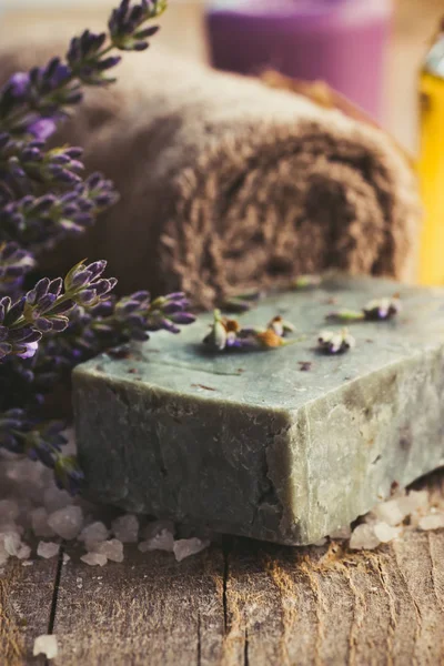 Lavanda Spa impostazione — Foto Stock