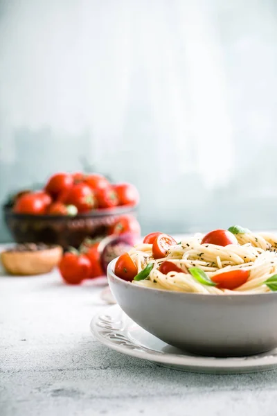 Pasta con olio d'oliva — Foto Stock