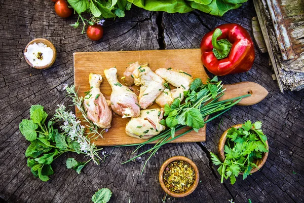 Carne de barbacoa marinada — Foto de Stock