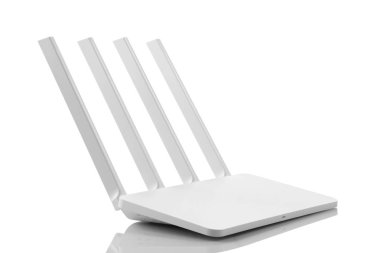 Beyaz renk kablosuz Wifi Modem yönlendirici 4 anten
