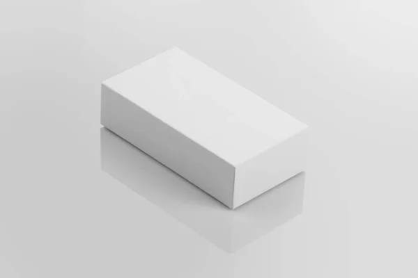 Caja de embalaje de productos en blanco para Mock ups — Foto de Stock