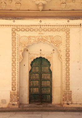Old Door in a Palace, Jodhpur, Rajasthan, India clipart