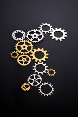 Metalik Bağlı Vites Altın / Gümüş Renk Konsepti