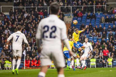 Madrid, İspanya - 1 Mart: bir maçta İspanyol Futbol Ligi