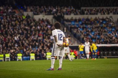 Madrid, İspanya - 1 Mart: Marcelo İspanyol socce bir maçta
