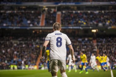 Madrid, İspanya - 1 Mart: bir maçta İspanyol Futbol Ligi