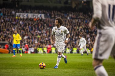 Madrid, İspanya - 1 Mart: Marcelo İspanyol socce bir maçta