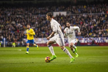 Madrid, İspanya - 1 Mart: Cristiano Ronaldo Spa bir maçta