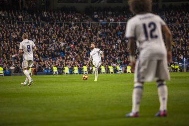 Madrid, İspanya - 1 Mart: bir maçta İspanyol Futbol Ligi