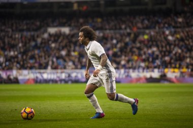 Madrid, İspanya - 1 Mart: Marcelo İspanyol socce bir maçta