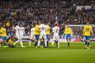 Madrid, İspanya - 1 Mart: bir maçta İspanyol Futbol Ligi