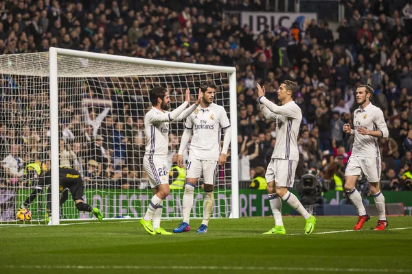 Madrid, Španělsko - 1. března: v utkání španělské fotbalové ligy — Stock fotografie