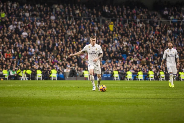 Madrid, Španělsko - 1. března: v utkání španělské fotbalové ligy — Stock fotografie