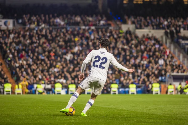 MADRID, ESPAÑA - 1 DE MARZO: Isco en un partido del fútbol español — Foto de Stock