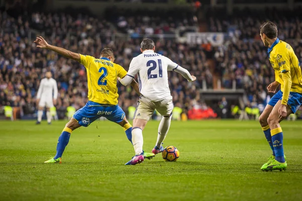 Madrid, İspanya - 1 Mart: bir maçta İspanyol Futbol Ligi — Stok fotoğraf