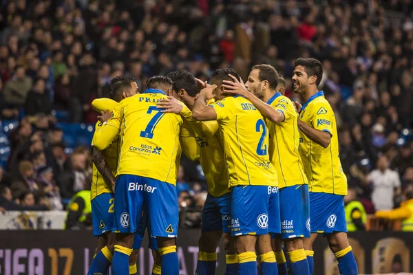 MADRID, ESPAÑA - 1 DE MARZO: en un partido de la liga española de fútbol — Foto de Stock