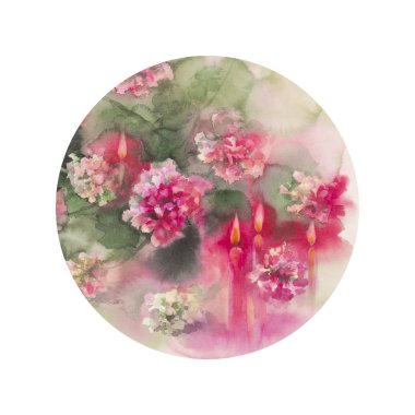 Krizantem mumlar round