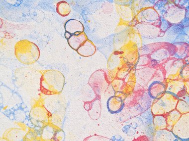 kabarcıklar suluboya ışık