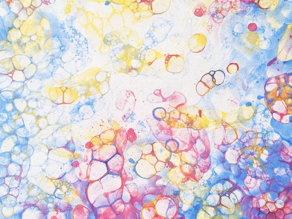 Suluboya kabarcıklar çocukluk