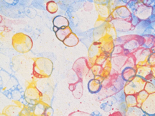 kabarcıklar suluboya ışık