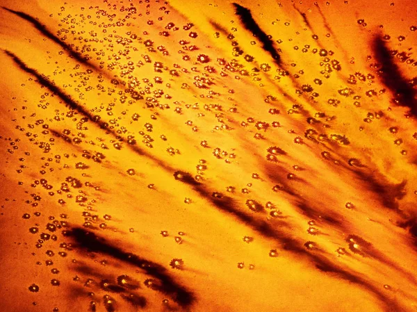 Golden rust watercolor abstract background — Stock Photo, Image