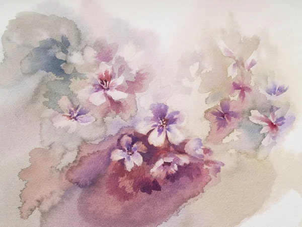 Квітка сакури ескіз акварель — стокове фото