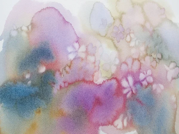 Sakura flower watercolor background — Stock Photo, Image